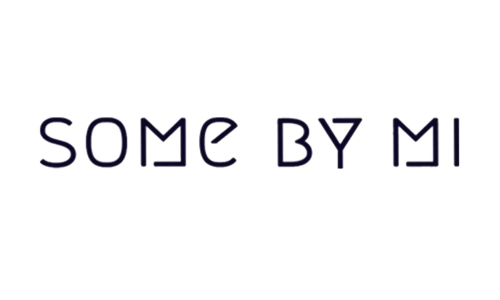 Logo of the brand 'Some By Mi' designed in a stylized font.